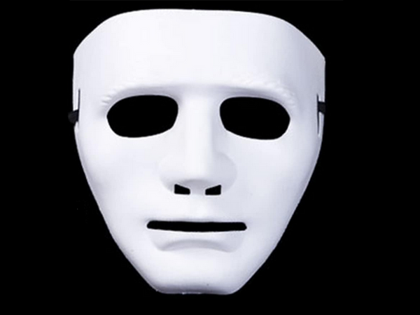 Fehér maszk halloweenre myers horror partyra