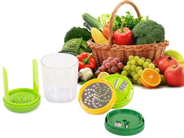 Rebanador espiral rallador de verduras afilador
