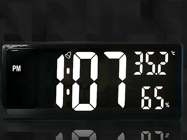 Ceas de alarmă electronic digital led în picioare pandantiv temperatură umiditate