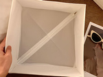 Organizador textil ropa zapatos cajon blanco