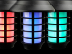 Dārza lampa saules lukturis lukturis rgb tālvadības pults