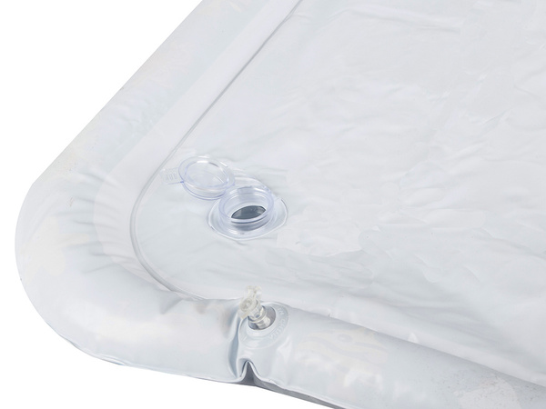 Inflatable sensory water mat for toddlers to play on