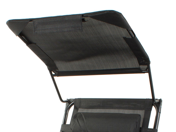 Chaise de plage pliante zero gravity 2in1 chair with canopy