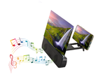 Magnifying glass viewing screen phone speaker bt