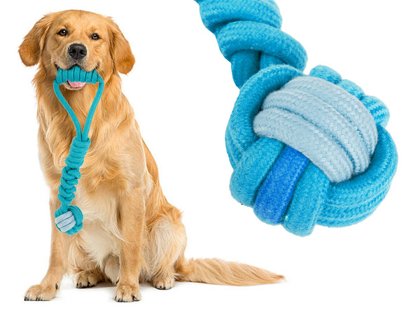 Dog toy chew tug rope strong long