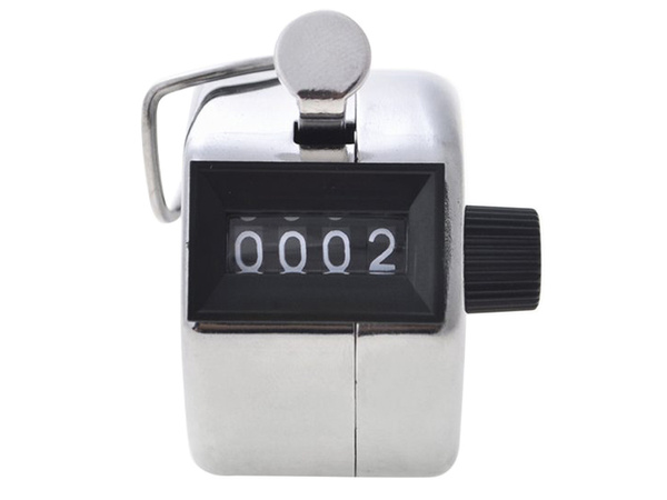 Hand clicker mechanical pedometer counter