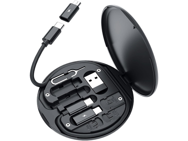 Sada adaptérov usb kábel typ c 4v1 mikro osvetlenie 60w