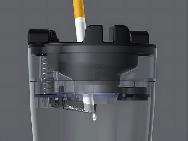 Držák na popelník auto doma s košem na držák na cigarety s hasicím přístrojem