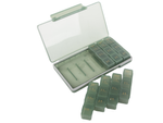 Medicine container tablets box time of day medication cassette weekly