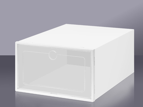 Organiseur à chaussures boîte conteneur à couvercle armoire pliable modulaire chaussures