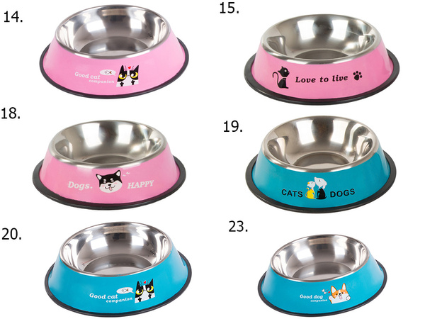 Bol en métal antiglisse pour chien 150ml