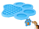 Anti-stress tray licking mat for dog paw