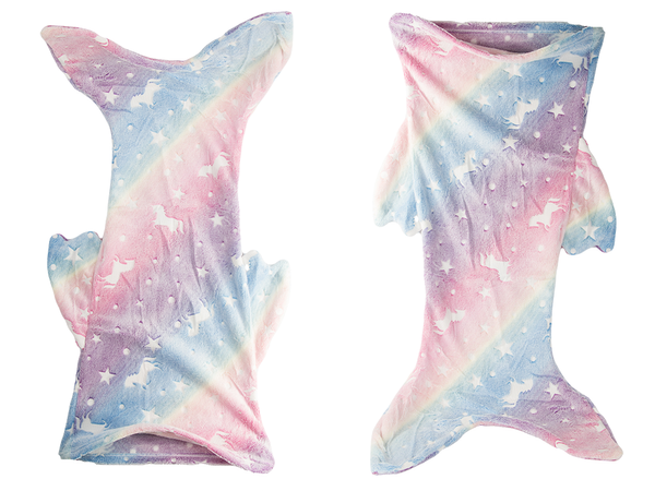 Coada sirenei pătură pătură sac de dormit cald luminos pentru fete cal moale