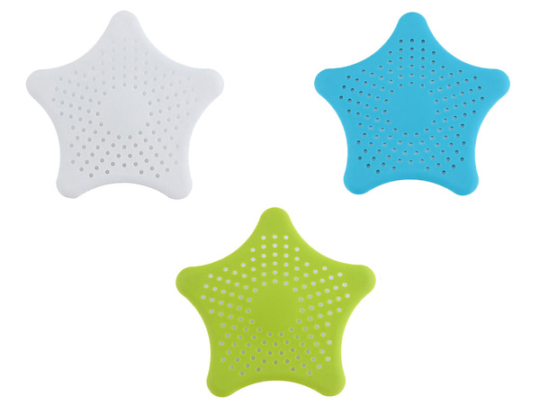 Silicone strainer strainer for sink shower drain