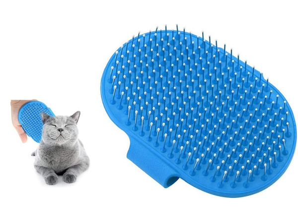 Cepillo para peinar pelo de perro peine masajeador suave para gatos