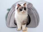 Plush bed cocoon for dog cat soft pillow bedding fluffy