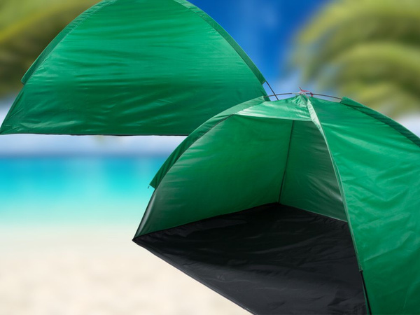 Strandzelt strandschirm uv schutz halboffenes gartenzelt mit abdeckung