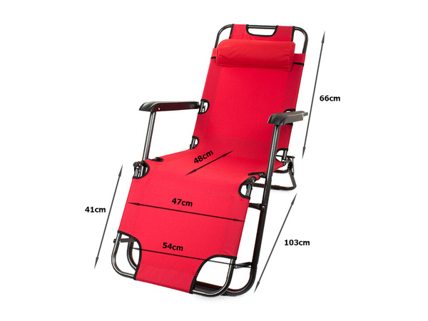 Faltbarer strandstuhl zero gravity 2in1 touristic chair