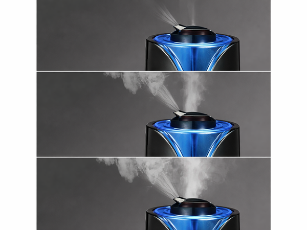 DIFFUSEUR DE PARFUM HUMIDIFICATEUR D'AIR AROMATHERAPIE ULTRASONIQUE LED TIMER