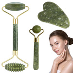 Jade facial massager roller set