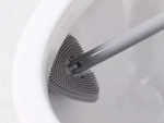 Escobilla de silicona para inodoro