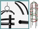 Sodo pavėsinė gėlių atramos kolona vijokliniams augalams arka varpas rožėms 190