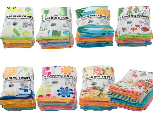 Microfibre cloths cleaning cloths set 6 cleaning set