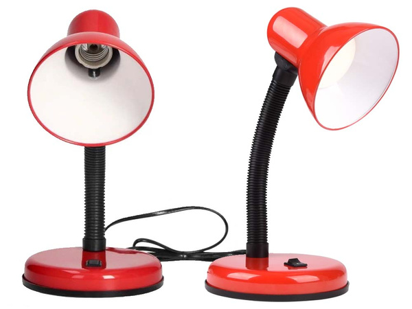 Adjustable school desk lamp nightstand