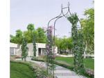 Pergolă de grădină suport de flori pentru plante cățărătoare arc pentru trandafiri metal decorativ