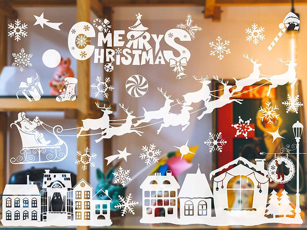 Weihnachten fensteraufkleber weihnachten mickey