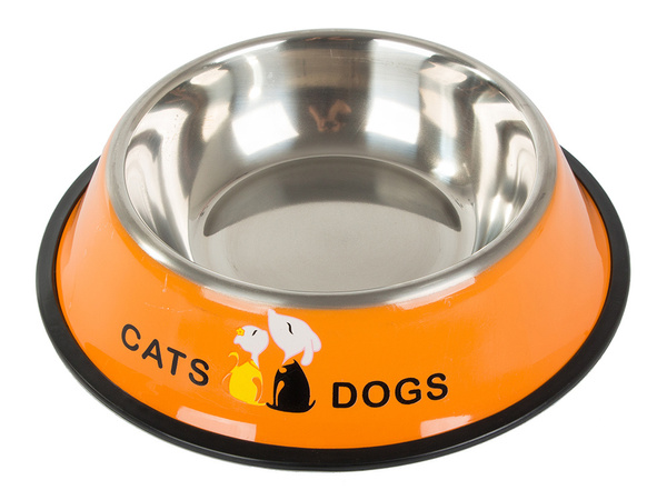 Metal anti-slip dog bowl 500ml