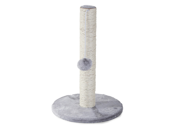 Cat scratcher cat post ball toy