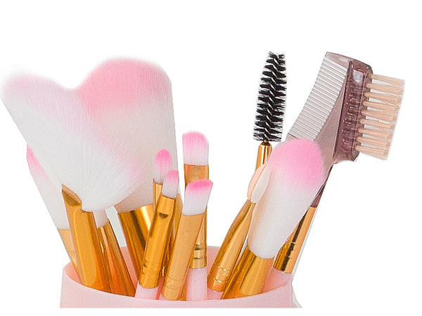 Set de pinceaux de maquillage professionnel 12 pièces