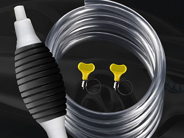 PUMPE ZUM ABLASSEN VON KRAFTSTOFF WASSER ÖL ÖL HANDPUMPE SET 2M SCHLAUCHSCHELLEN