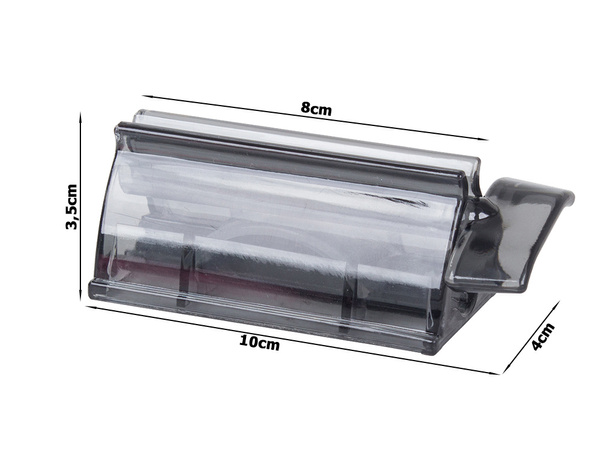 Dozirnik za zobno pasto v tubi s stiskalnikom