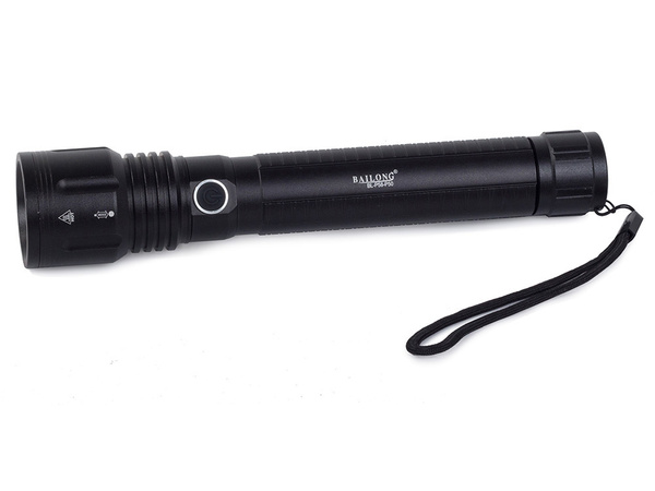 Taktische taschenlampe bailong leistungsstarke zoom cree xhp50
