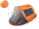 Tente de plage orange (10)