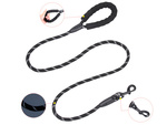 Strong dog training rope leash with handle reflector thick durable