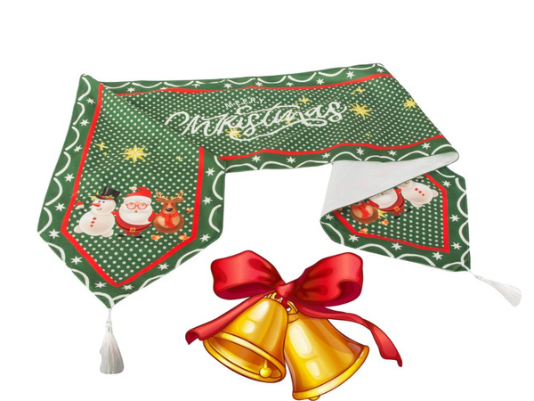 Camino De Mesa Verde Navidad 205x35cm