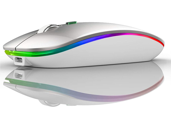 Slim 2.4 ghz bluetooth control optical mouse for pc laptops