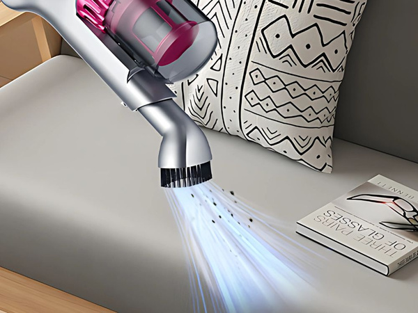 Upright hoover bagless handheld 2in1 100w 4 hepa nozzles