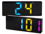 DESPERTADOR DIGITAL TERMÓMETRO ELECTRÓNICO COLOR ALARMA FECHA SNOOZE