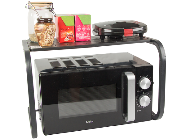 Soporte para microondas estante de cocina organizador para microondas loft armario