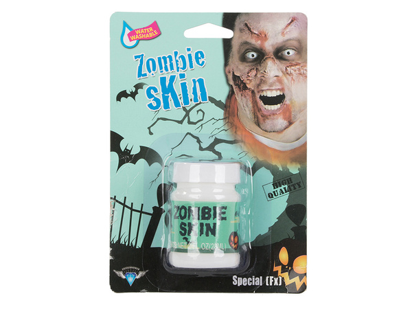 Zoombie skin makeup für halloween zu malen narben wunden makeup haut