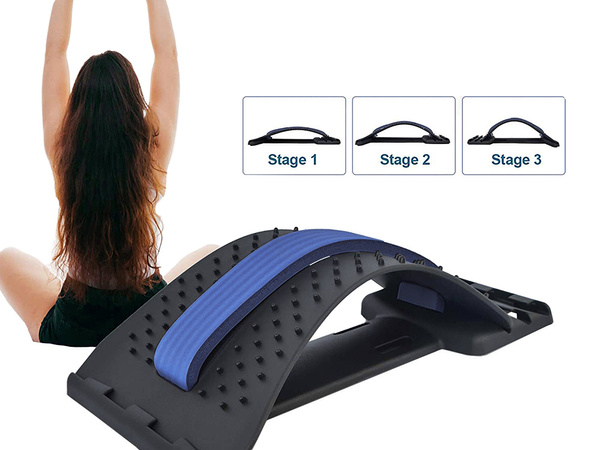 Appareil d'étirement du dos massage du dos support dorsal magique