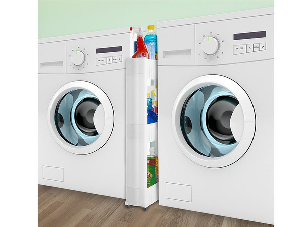 Koupelnová polička kuchyňská skříňka na kolečkách knihovna