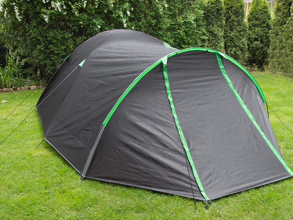 Tienda turismo 3 personas 2 entradas mosquitera camping impermeable