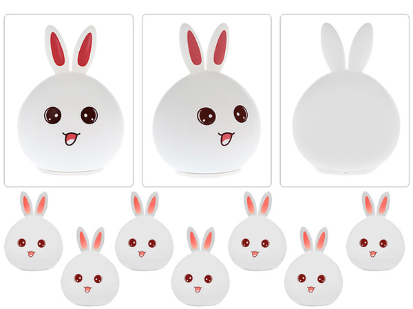 Veilleuse enfant lapin rgb touch