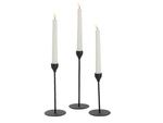 Bougeoirs glamour métal set décoratif table set 3 pcs