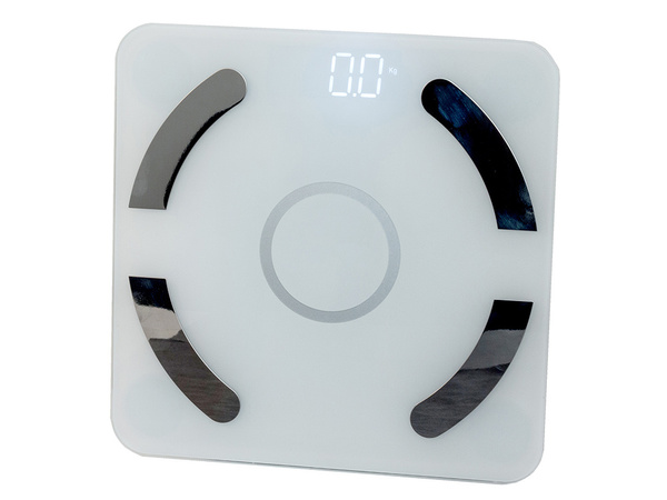 Analitična kopalnica lestvica bluetooth 180kg steklo